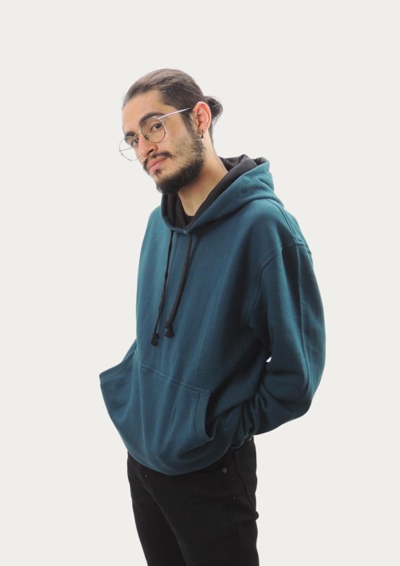 Buzo Hoodie con Capota Algodón Perchado Unisex