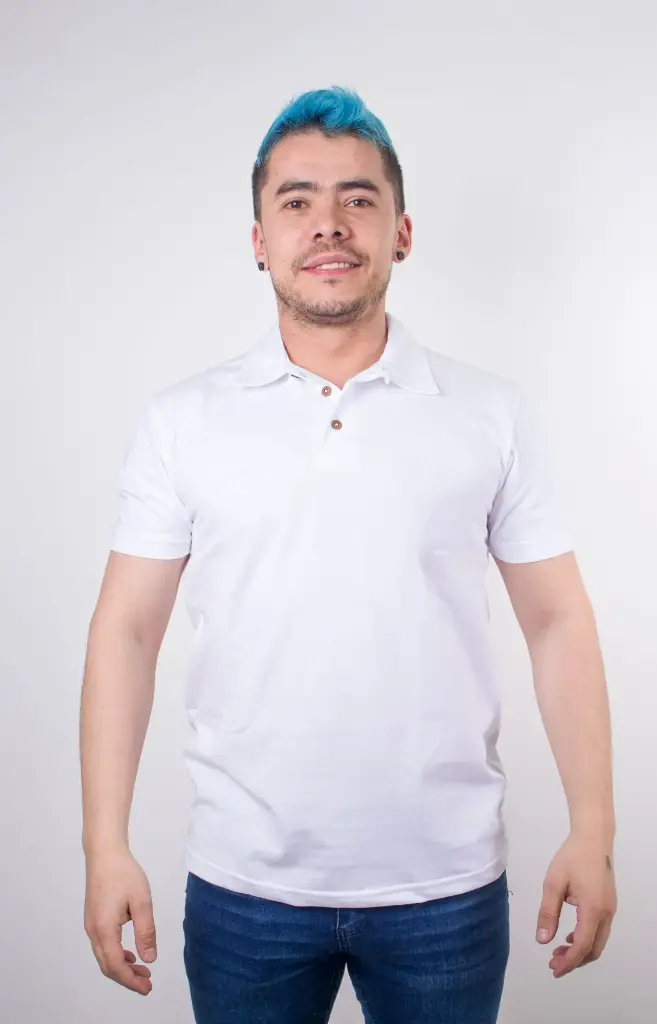 Camiseta Polo Algodón Premium Sin Bolsillo Hombre 