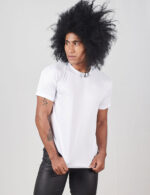 Camiseta Cuello Redondo Poliéster Piel de Durazno Hombre