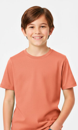 Camiseta Cuello Sencillo Polialgodon Niño PROMO