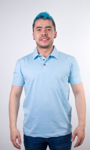 Camiseta Polo Algodón Premium Sin Bolsillo Hombre