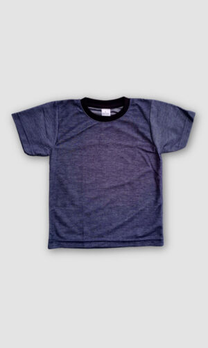 Camiseta Cuello Redondo Poliéster Jaspe Niño PROMO