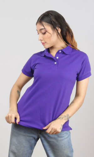 Camiseta Polo Piqué Mujer