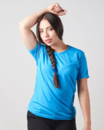 Camiseta Cuello Redondo Algodón Lycra Unisex