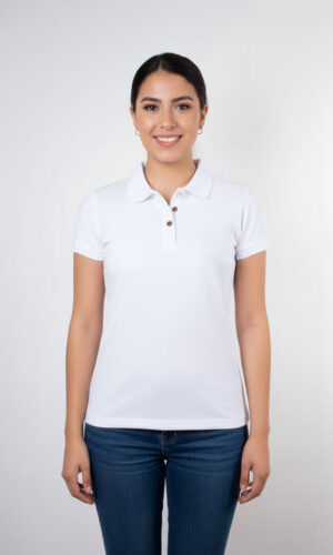 Camiseta Polo Algodón Premium Mujer