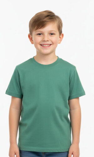 Camiseta Cuello Redondo Algodón Premium Niño