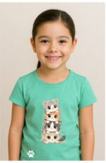 Camiseta Gatos Niña