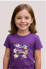 Camiseta perros y gatos niña