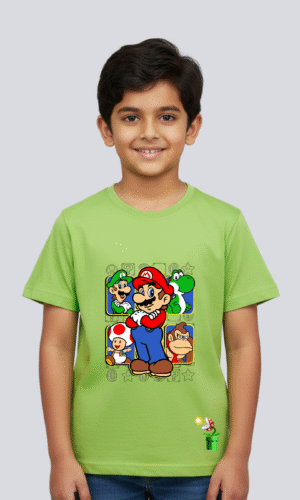 Camiseta Mario Bros Niño